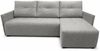 AX LIVING Ecksofa Damascus Hellgrau mit Schlaffunktion Bettkasten Schlafsofa 212 cm rechts Bild 2