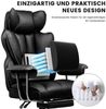 GTPLAYER Gaming-Stuhl Gamer Stuhl, Ergonomischer Bürostuhl mit Fußstütze, Gaming Chair mit Federsitzkissen, Gaming Sessel 180kg Bild 2