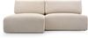 AX LIVING L Sofa beige Montecio – Couch Sofa L mit Schlaffunktion L Bild 3