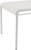 Vente-unique - MOAH Garden dining set Plastik Weiß - B 80,5 cm x H 77 cm x L 90,5 cm Bild 4