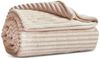 Karaca Tagesdecke Karaca Ruby Stripe, Wellsoft TV-Decke, Ecru Bild 1