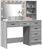 vidaXL Schminktisch Hellgrau 78,5 x 41 x 135 cm Holzwerkstoff 3334196 Bild 3