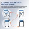 HOMECALL Regiestuhl Ultraleicht Klappstühle Faltbar Campingstuhl Gartenstuhl (Klappbare Rückenlehne, 1 St), bis 120kg, Rostfreier Aluminiumrahmen, Angenehme Polsterung Bild 4