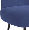 vidaXL Gepolsterte Bank mit Rückenlehne Polizeiblau 110 x 60 x 76 cm 42040797 Bild 5
