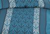 Casa Colori Bettwäsche Renforce Ganzjahres Bettgarnitur 135x200 cm, Renforce, 2 teilig, Blau Grau gestreift Bild 3