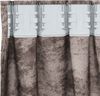 vidaXL Samtvorhänge mit Vorhängen 2 pcs Cappuccino 260 x 140 cm Samt 4107707 Bild 5