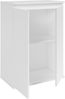Kommode >Brest< 2 Türen, 1 Boden, in weiß - 60x84x35cm (BxHxT) Bild 3