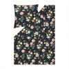 Estella Mako Jersey Bettwäsche 135x200 Fiona gelb schwarz Flowerpower 6397-710 Bild 2