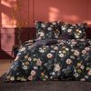 Estella Mako Jersey Bettwäsche 135x200 Fiona gelb schwarz Flowerpower 6397-710 Bild 5