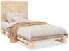 vidaXL Massivholzbett mit Kopfteil 100x200 cm Kiefer 3281569 Bild 2
