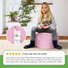 Green Bean® Sitzsack-Hocker 45x25cm mit EPS-Perlen Füllung - Sitz-Pouf für Sitzsäcke - Sitzhocker für Kinder und Erwachsene - Rosa Bild 3