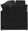 vidaXL Modulares Sofa mit Kissen Samt Schwarz 3321284 Bild 5
