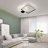 ZMH LED Deckenleuchte 45*41cm, 46W, 3000K-6000K Dimmbar Lampe Schwarz mit Design für Schlafzimmer Büro Küche Bild 3