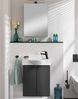 Fackelmann SBC B.PARIS Gäste-WC Spiegelschrank 50 cm, Schwarz matt, links Bild 2