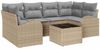 vidaXL Gartensofa-set Beige 55 x 55 x 37 cm Poly-Rattan 3345940 Bild 2