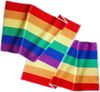 Lashuma Handtücher Regenbogen, Frottee (2-St), buntes Handtuchset Frottee mit Streifen 50x100 cm Bild 3