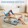HomeMiYN Loungesessel Loungesessel Sessel Wohnzimmer Gartenliege mit Wendekissen (2er set,bestehend aus sessel mit Gepolsterten Kissen), für kinder,2 erwachsene Bild 3