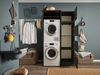 Waschmaschinenumbauschrank >LAUNDREEZY< in anthrazit - 117,5x200x67,5 (BxHxT) Bild 2