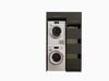 Waschmaschinenumbauschrank >LAUNDREEZY< in anthrazit - 117,5x200x67,5 (BxHxT) Bild 3