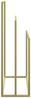 vidaXL Handtuchständer Golden 48x24x79 cm Eisen 343092 Bild 4