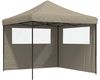 vidaXL Party-Zelt Taupe 292 x 292 x 315 cm Oxford-Stoff 42023557 Bild 2