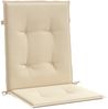 vidaXL Gartenstuhlauflagen für Niedriglehner 4 Stk. Beige 100x50x3 cm 47565 Bild 5