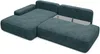 Vente-unique - DAVISO Sofa Stoff Blau - B 164 cm x H 87 cm x L 276 cm Bild 5