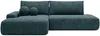 Vente-unique - DAVISO Sofa Stoff Blau - B 164 cm x H 87 cm x L 276 cm Bild 2