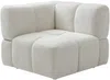 Vente-unique - CARLIVI Sofa Stoff Weiß - B 92 cm x H 73 cm x L 347 cm Bild 4
