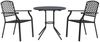 vidaXL Gartenstuhl-Set 3-tlg. Stapelbar Pulverbeschichteter Stahl 3283768 Bild 2