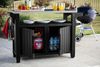 Keter Grillablagetisch Keter Grilltisch UNITY XL Anthrazit, 298L, Edelstahltischplatte Bild 4