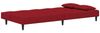 vidaXL Schlafsofa 2-Sitzer mit 2 Kissen Weinrot Samt 375811 Bild 5