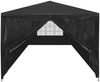 vidaXL Partyzelt, PE / Stahl anthrazit, 3x12 m Bild 4