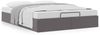 vidaXL Ottoman-Bett ohne Matratze Grau 140x190 cm Kunstleder 3310802 Bild 4