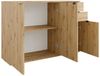 Raumhirsch Furniture Kommode Sideboard, Wohnschrank, Anrichte, praktisch Schrank (Maße: 120 x 35 x 82,5 cm (3-türig, 2 Schubladen), kompakt, pflegeleicht, stabile Konstruktion Bild 4