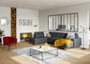 Vente-unique - BAYVIEW Innenglaswand MetallGlas Schwarz - B 3,5 cm x H 130 cm x L 150 cm Bild 4
