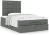 vidaXL Ottoman-Bett mit Matratze Dunkelgrau 120x190 cm Stoff 3313141 Bild 4