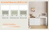 Merax Drehbarer Schminktisch mit LED-Beleuchtung , Frisiertisch, Bürotisch, weiß,105×40×80cm Bild 5