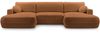 AX LIVING U Couch mit Schlaffunktion Peoni 364 cm elegantes Kupfer Bild 2