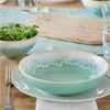 Costa Nova Suppenteller Taormina Aqua, Teller für Suppe oder Pasta, 21,5 cm, Casafina, (1 St), Hohe Brenntemperaturen, porenfrei hygienisch, wärmeschockbeständig Bild 2
