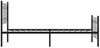 vidaXL Bettgestell mit Kopf- und Fußteil Metall Schwarz 80x200 cm 376137 Bild 5