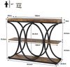 GarveeMore Konsolentisch Flurtisch Sofatisch Eingangstisch 100x30x80cm Bild 2