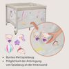 Lionelo 2-in-1 Laufstall und Reisebett mit Matratze für Babys Mille Plus bis 15 kg, 0–36 Monate, Seiteneinstieg, 3D-Matratze, 2 Rollen mit Bremse, Faltbar, Tragetasche, Graubeige Bild 4