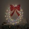 vidaXL Kranz mit 60 LEDs Mehrfarbig 76 x 76 x 8,5 cm Acryl 42019124 Bild 3