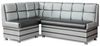 Rodnik Eckbank "Korsika MAXI", Schwarz Grau, gepolstert, mit Stauraum und Ablage, mit Rueckenlehne, Rechtsseitig und Linksseitig montierbar, Kunstleder, Spanplatte, 213cmx142 cm Bild 4