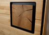 Highboard 100x151cm "Zarah" Wildeiche geölt Glas links Bild 3