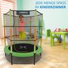 Kinetic Sports Gartentrampolin JUMPER 140, Ø 140 cm, Gummiseil Fun Jumper mit Sicherheitsnetz, Schutzpolster Bild 2
