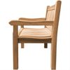 XXL Parkbank Arezzo Teak Massivholz extra stark 120 cm von Teako Design Bild 5