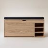 BOXIMO Schuhschrank Schuhschrank mit Sitzfläche und ausziehbaren Regalen GRADIA (Schuhschrank GRADIA mit Sitzbank) Bild 3