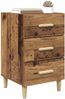 vidaXL Nachttisch Altholz 40 x 40 x 66 cm Holzwerkstoff 880613 Bild 3